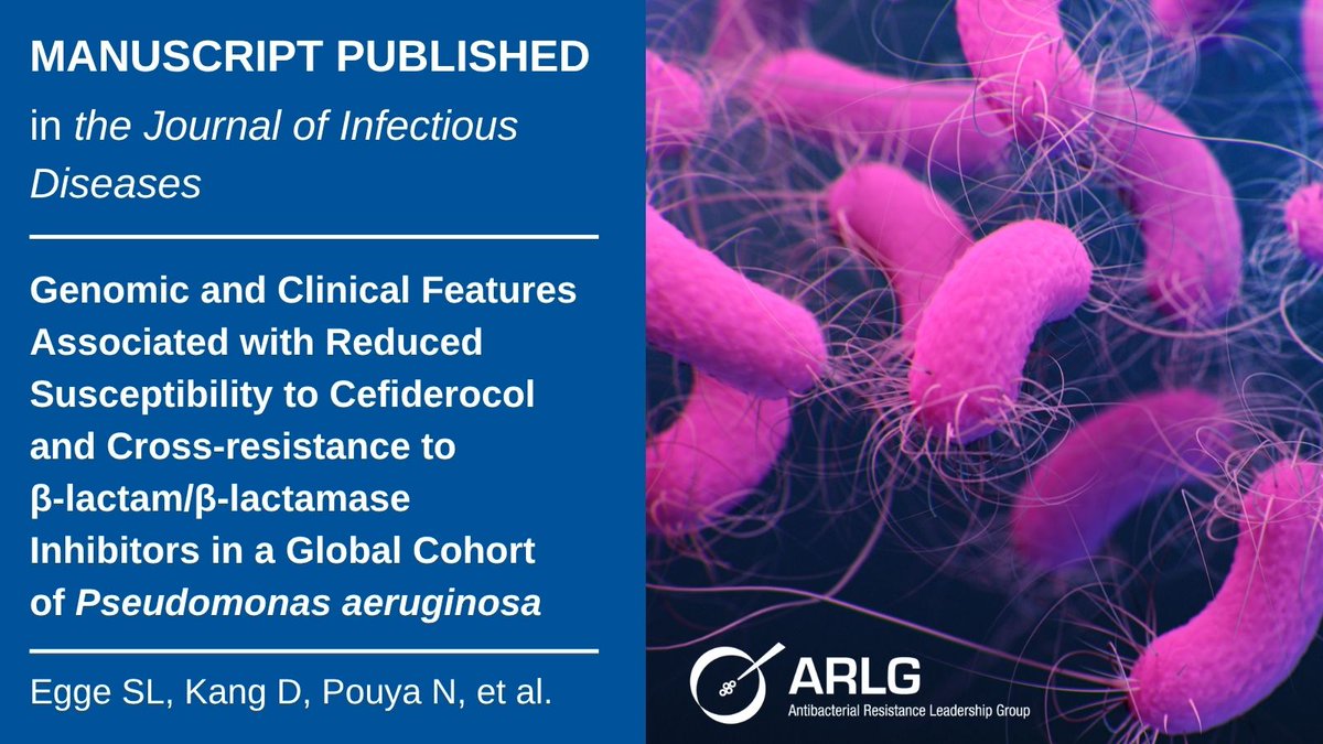 ARLGnetwork's tweet photo. A global #ARLGnetwork POP study in @JIDJournal found reduced susceptibility to cefiderocol is present worldwide, raising concerns about its use as a last resort antibiotic for patients with carbapenem-resistant P. aeruginosa infections🔗https://t.co/ML5IGtQQd1 https://t.co/XffV7kjGdL