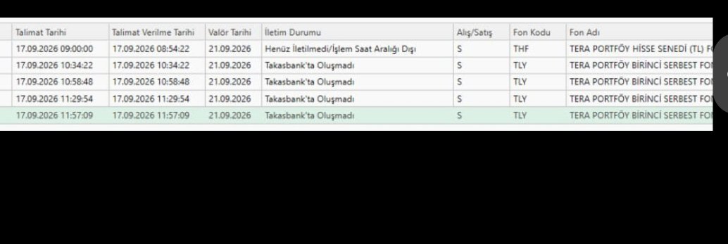 Haakaan79's tweet photo. @umitozdag Vakıfbank'tan 17 Eylül tarihinde yaptığım işlemler için log kaydı istedim . Resmi yazı ve işlem görüntüsü
Saat 8.54 verdiğim talimatı saat 9 da Takasbanka iletilmiş. Saat 10.34 de verilen talimatta iptal

#terayatırım #fonmağdurlari #DFİ #TLY #DFI #TP2 #DOH
#THF https://t.co/4bbtplKJFU