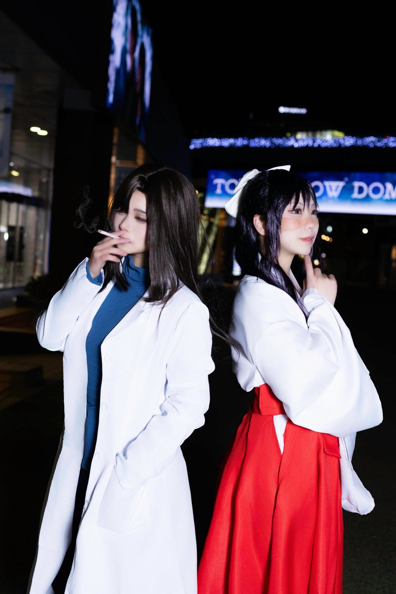 moyashinamuru_k's tweet photo. Cosplay / 呪術廻戦
※FAKE🚬

＿＿   後方支援特化   ＿＿

photo… @yuuk70423 
先輩… @Anninsan102 https://t.co/wYaAbQuidG
