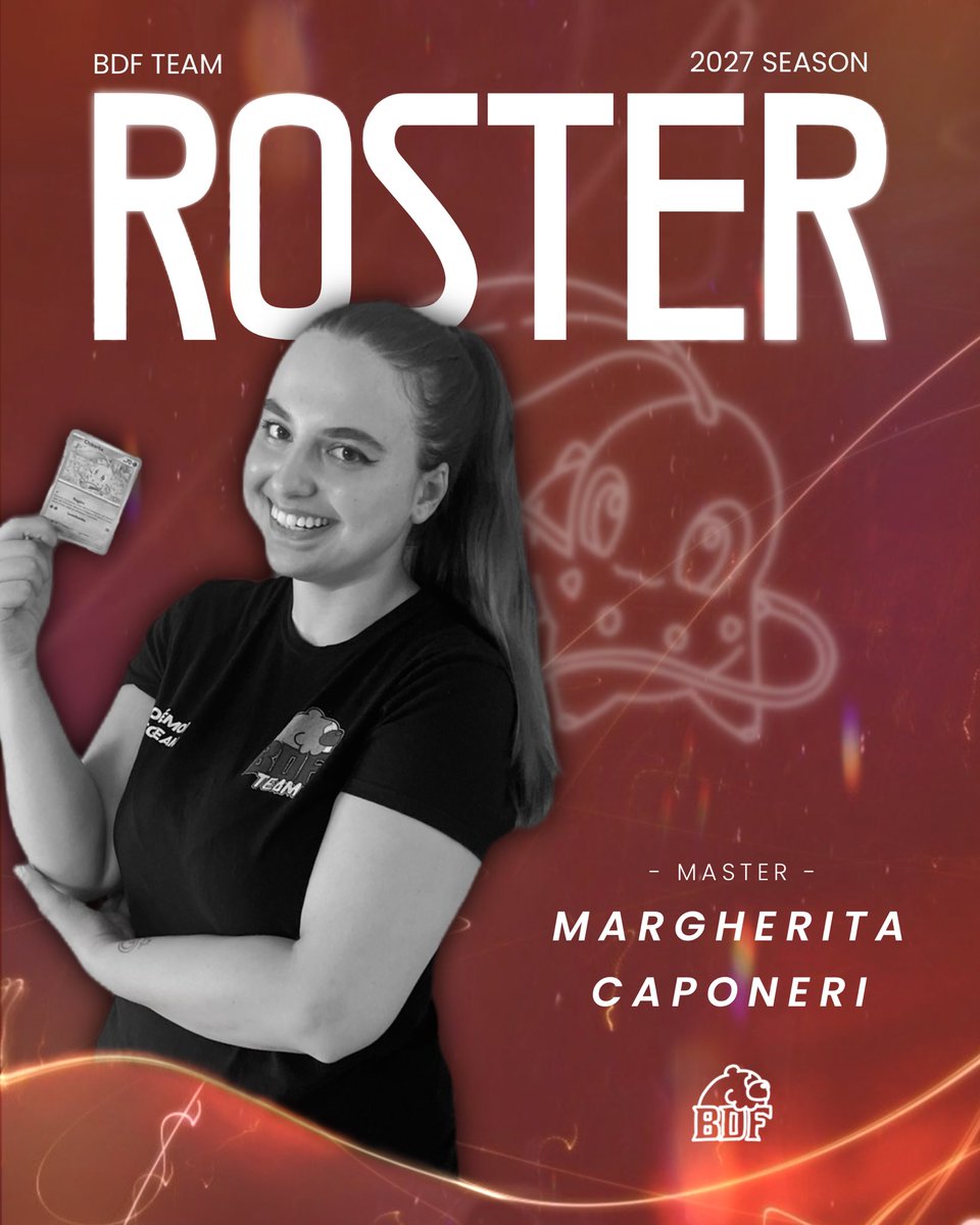 bdf_team_tcg's tweet photo. Welcome back @MargheTCG !🧡

“Dopo un anno oggettivamente fantastico a livello competitivo, non potevo che ripartire con BDF ancora più carica. L’impegno dietro il nostro team è sempre stato assurdo e non vedo l’ora di continuare a migliorarmi assieme a loro!”

#BDFTeam https://t.co/HhxWMy0CeM
