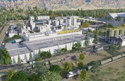 Cdn_Mining_Jrnl's tweet photo. Siemens, Rock Tech partner to model lithium refinery
Rock Tech Lithium has signed a memorandum of understanding (MOU) with Siemens Canada to create a digital version of its planned lithium converter in Red Rock, Ont.
#mining #miningnews #canadamining #canadianminingjournal #lithium #recktech #siemens #digitization #technology #mineralprocessing
https://t.co/wsb8GV69v1