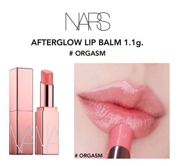 numjshop's tweet photo. ✨🎀พร้อมส่ง 490.- NoBox - NARS Afterglow Lip Balm 3g. สี Orgasm
#nars #นัมสต็อค https://t.co/e1yTuHNkec