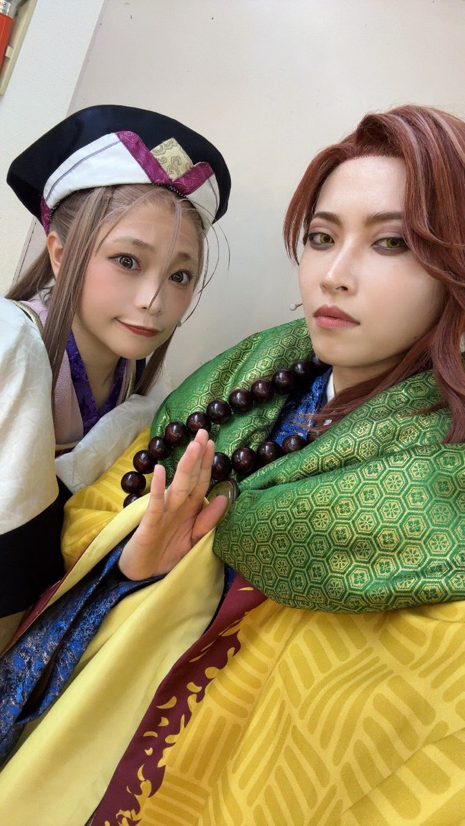chitose11machi's tweet photo. #舞台新サクラ大戦
本日もありがとうございました🌸

ズーインと🙏📿 https://t.co/w3omkPfFs3