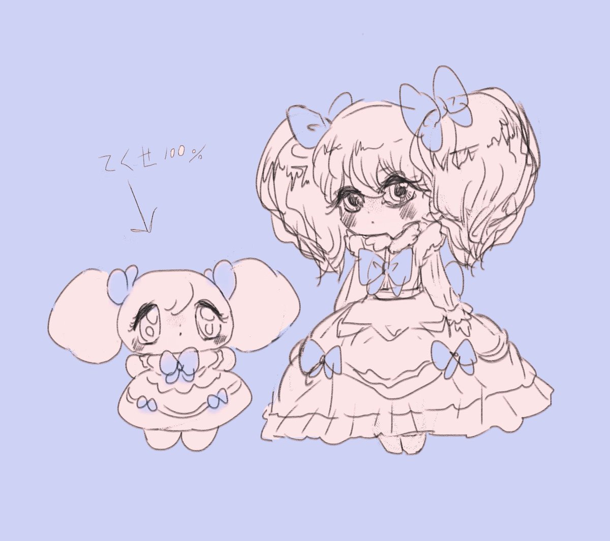 ribon22's tweet photo. ポピちゃ🌹、うっかりしてると手癖で左みたいになっちゃうから… https://t.co/SCsvAm4wX6