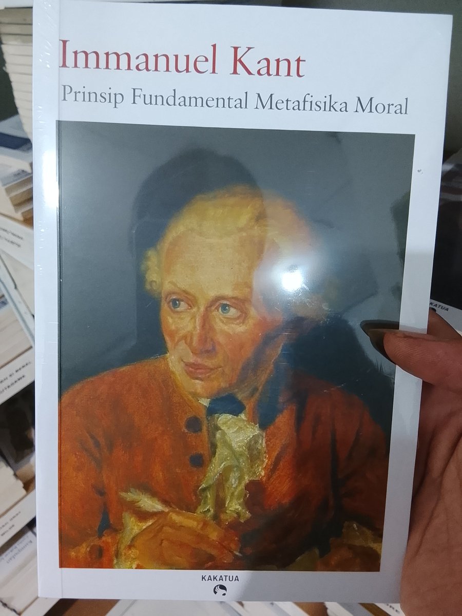 CahayaBookstore's tweet photo. Prinsip Fundamental Metafisika Moral
Emmanuel Kant
Penerjemah: Saut Pasaribu
Kakatua
vi+126 hlm
Rp. 59.000 saja
#bukucahaya 👈klik utk buku lain
#filsafat #kant #emmanuelKant #kakatua https://t.co/AHTFIDDb9l