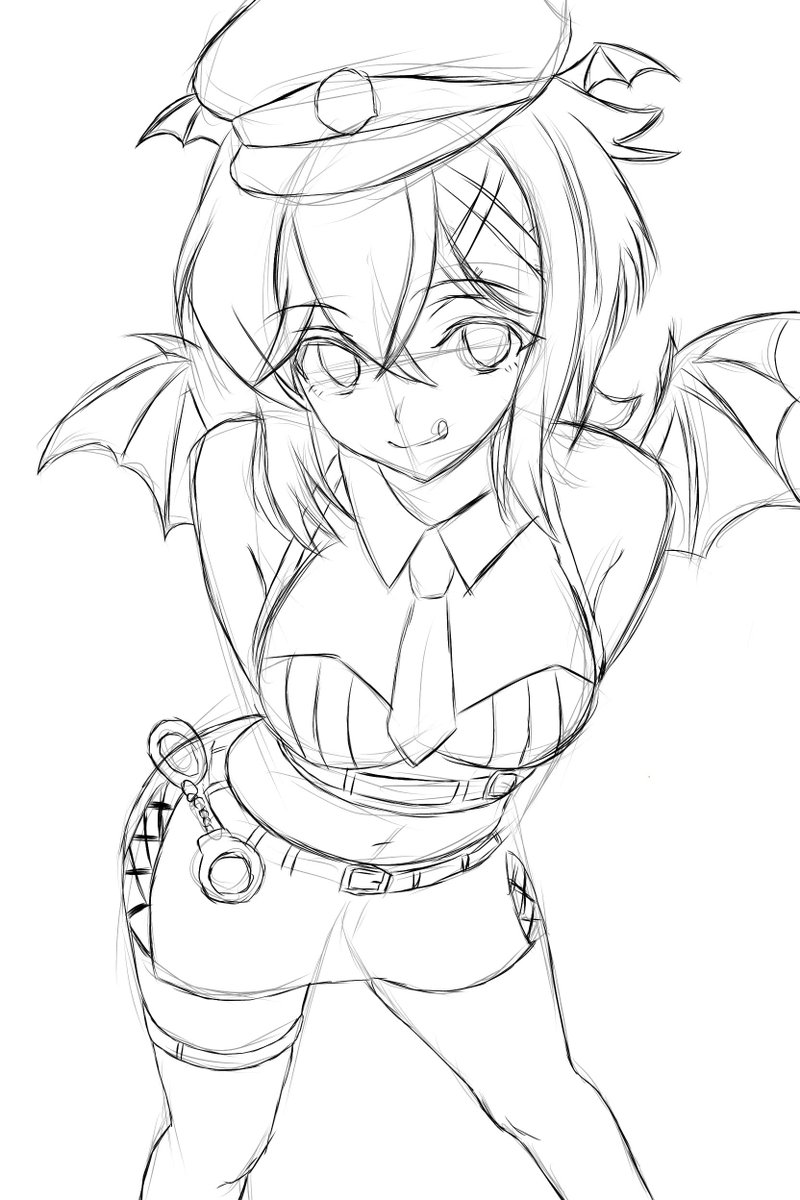 YumeBranco's tweet photo. えっちなサキュバス切ちゃん描いた！ https://t.co/rWrtk4NFnK
