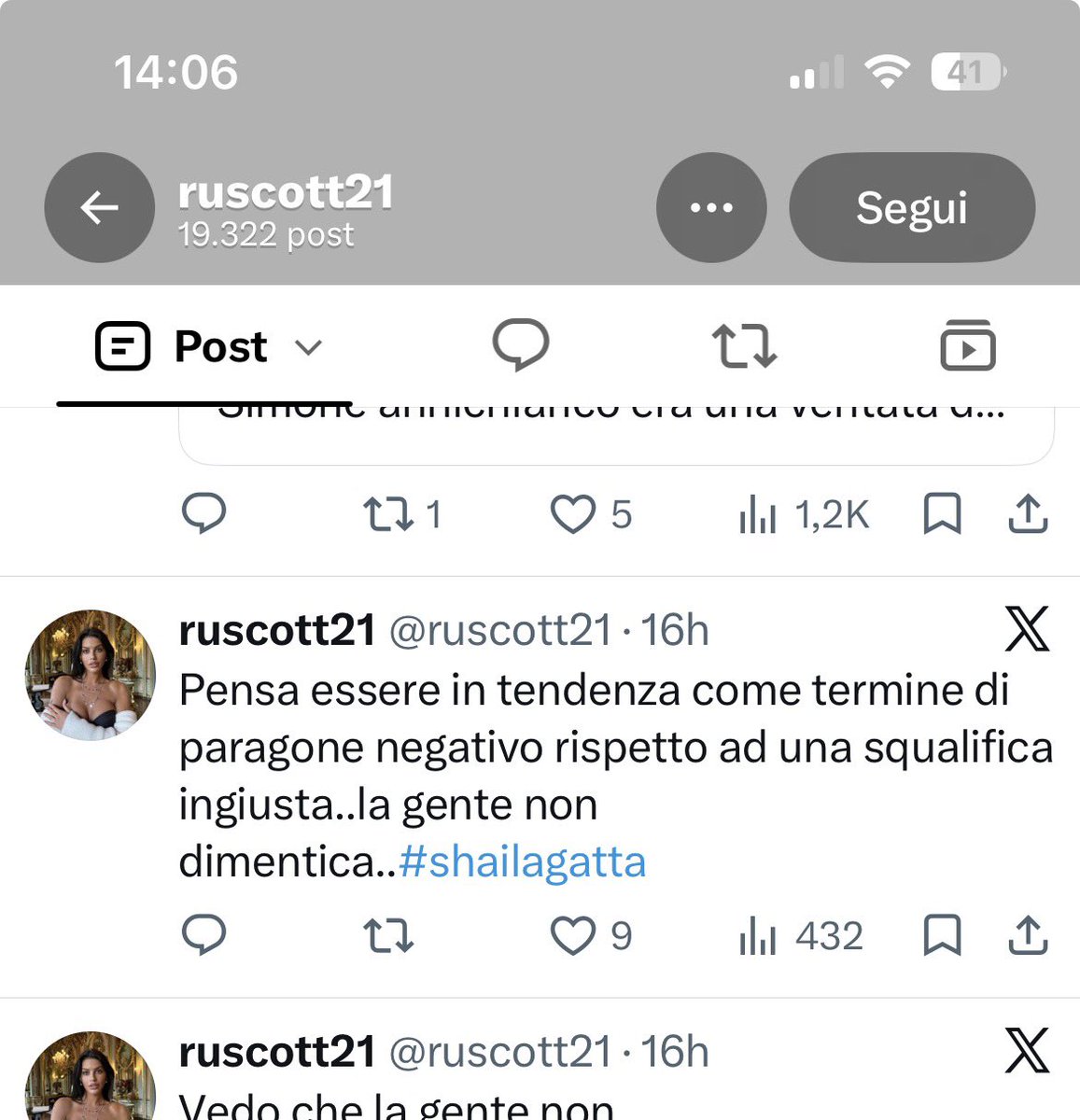 cinzia67779387's tweet photo. @ruscott21 ti elenco tuoi i tweet contro Lorenzo e questa volta ti prendi una denuncia tanto sappiamo chi sei #lolliners https://t.co/wlbHGRq3kG