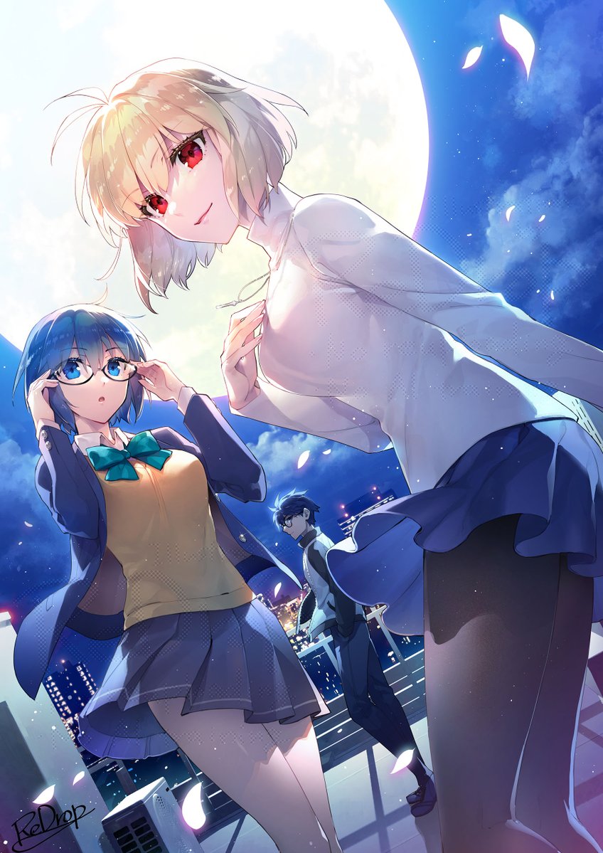 otmm's tweet photo. 十五夜なので満月なイラストです🌕
※「月姫R発売記念合同誌」へ寄稿したものです
#月姫R #十五夜 https://t.co/ZvTudqerre