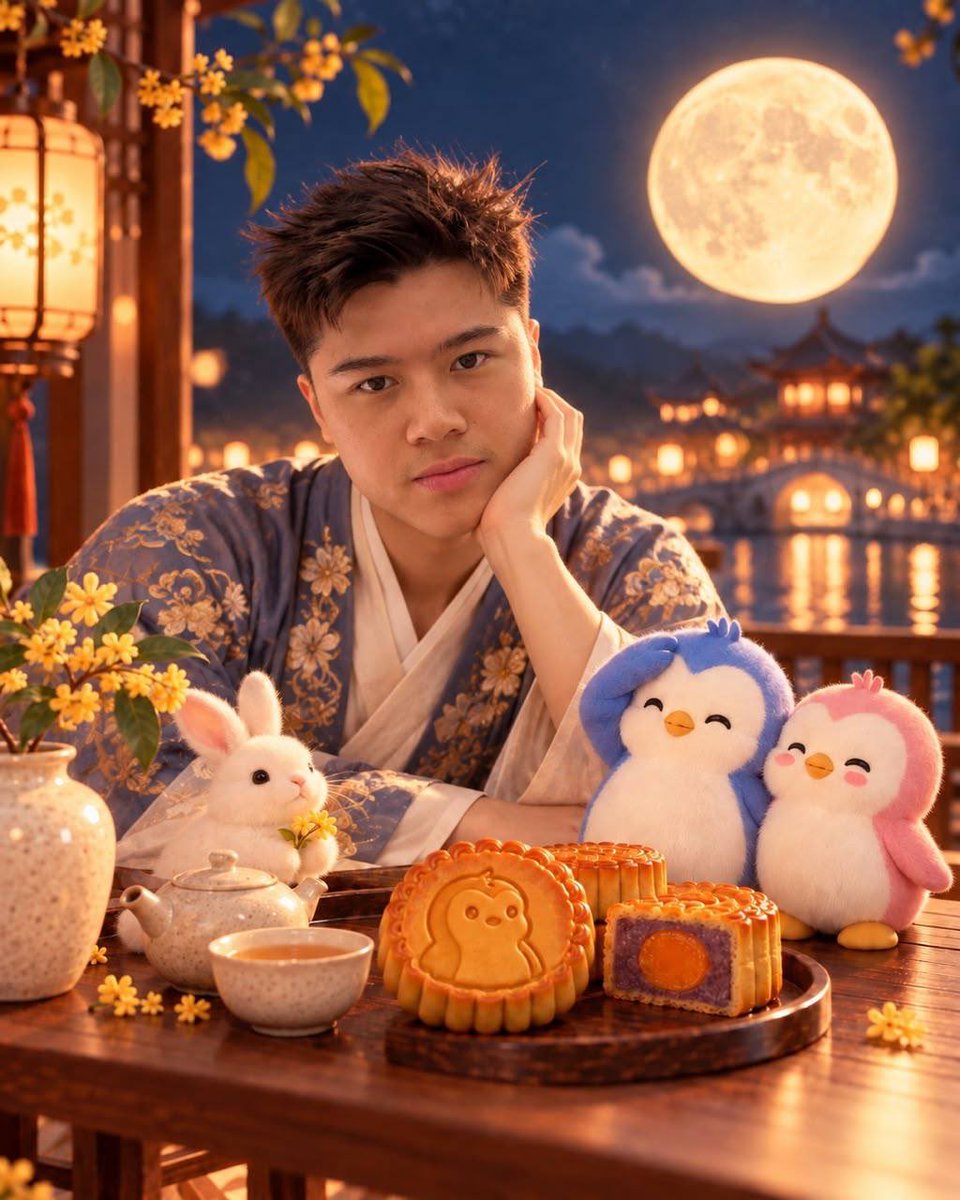 RizzTann's tweet photo. Have you guys eaten your mooncake? 🥮

Wishing you all happy mooncake festival

From: the only and only handsome rizz tan https://t.co/cJBW7vuKDs