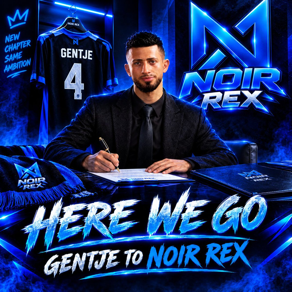 NoirRexEsp's tweet photo. @NoirRexEsp 
Confirmed signings for the upcoming VPG Season 
Kazi, Gentje, Addi, Billy

@NoirFC @OfficialVPG https://t.co/b8UFsOsBsD