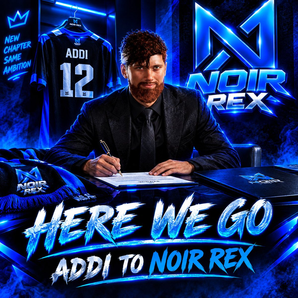 NoirRexEsp's tweet photo. @NoirRexEsp 
Confirmed signings for the upcoming VPG Season 
Kazi, Gentje, Addi, Billy

@NoirFC @OfficialVPG https://t.co/b8UFsOsBsD