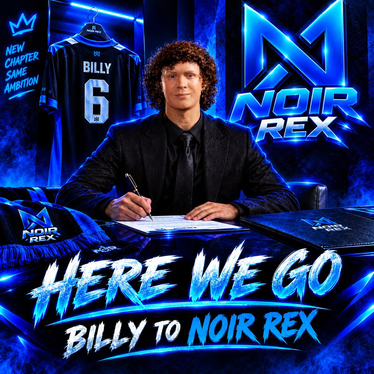 NoirRexEsp's tweet photo. @NoirRexEsp 
Confirmed signings for the upcoming VPG Season 
Kazi, Gentje, Addi, Billy

@NoirFC @OfficialVPG https://t.co/b8UFsOsBsD