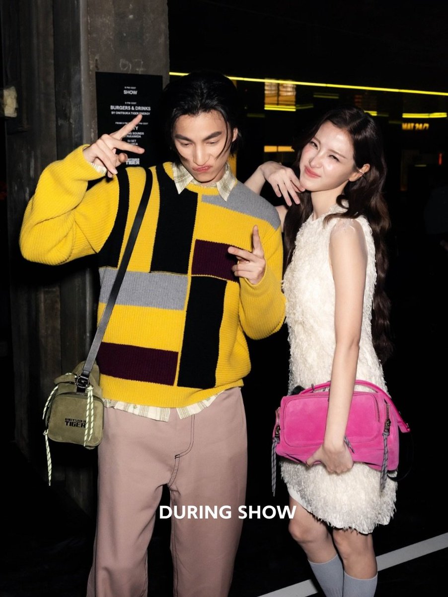 chee_mikyla's tweet photo. IG: thaifashiondirectory

A compilation of moments from the two brand ambassadors attending the #OnitsukaTigerSS27 fashion show at #MFW.

🔗https://t.co/Lq42lBY6TO

ONITSUKA TIGER SS27 FEAT GULF
#OnitsukaTigerSS27xGULF
#OnitsukaTiger #GulfKanawut ​
@gulfkanawut @OnitsukaTiger https://t.co/d1bYYeFBmF
