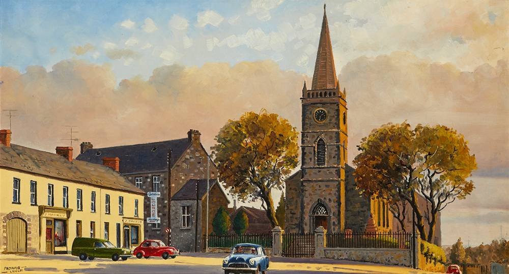 Art_of_Ireland's tweet photo. Main Street, Carrickmacross, County Monaghan 

By Padraig Lynch https://t.co/rFzCGQGJmw