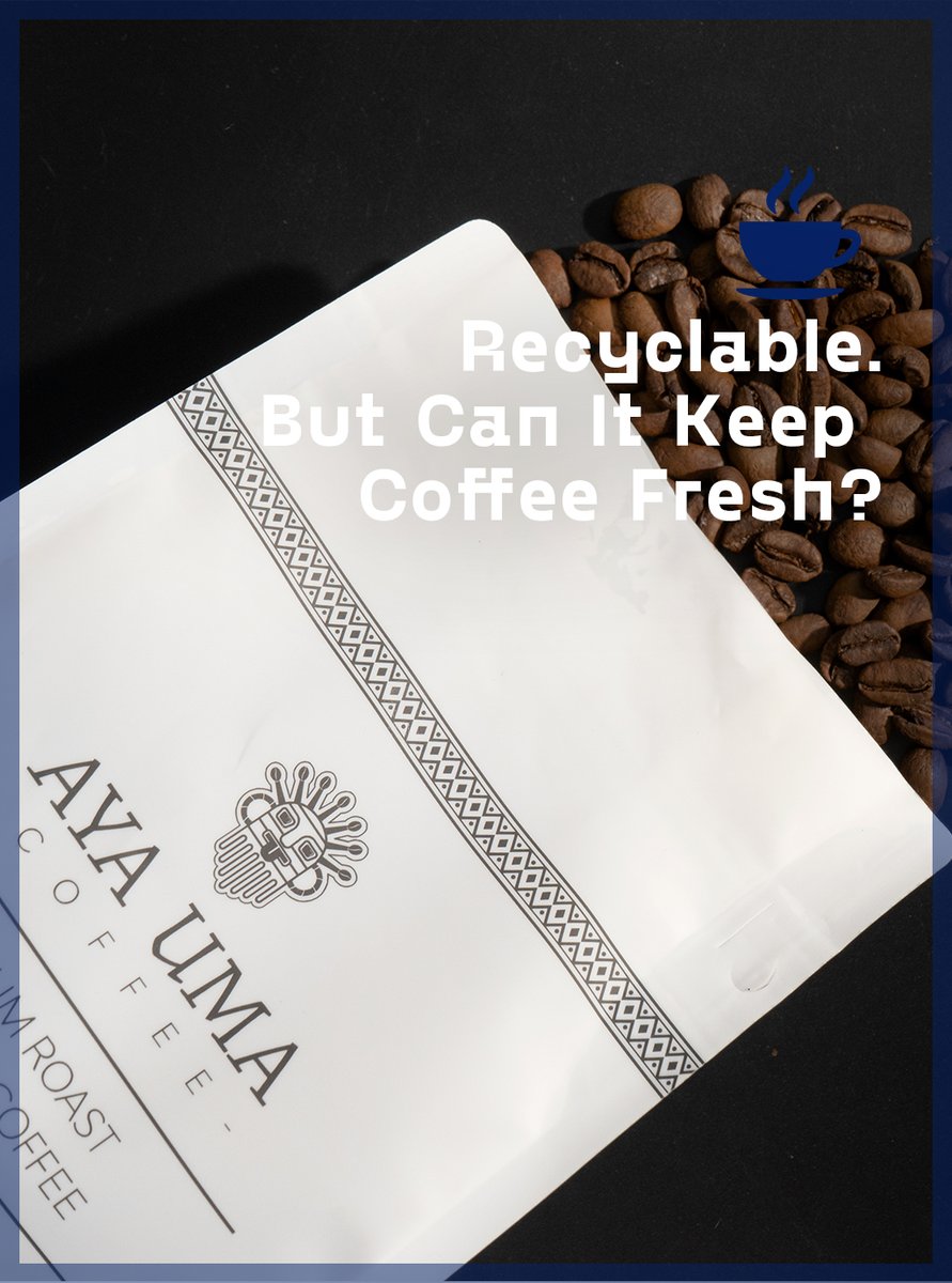 DanetteLucek's tweet photo. How can coffee brands maintain freshness with recyclable packaging? @coffeeayauma and YPAK combined recyclable LDPE, an 8-side sealed flat-bottom bag, side-seal zipper, and one-way degassing valve for a balance of sustainability, functionality, and https://t.co/P1RW5cxXvl