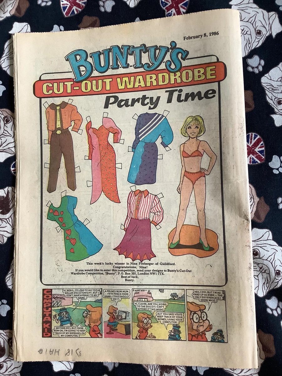 WatsonsVintage's tweet photo. NEW LISTING - A Fun #giftforher Rare Vintage February 8 1986 Bunty' For Girls Comic - Comic Strip Stories - Collectable - Childhood Nostalgia - Fun Unusual Birth Year Gift https://t.co/ZsTn8w3bvA via @Etsy #VintageComics #Bunty #1986Gift #80sNostalgia #PaperDoll https://t.co/zDidqJ9Y32