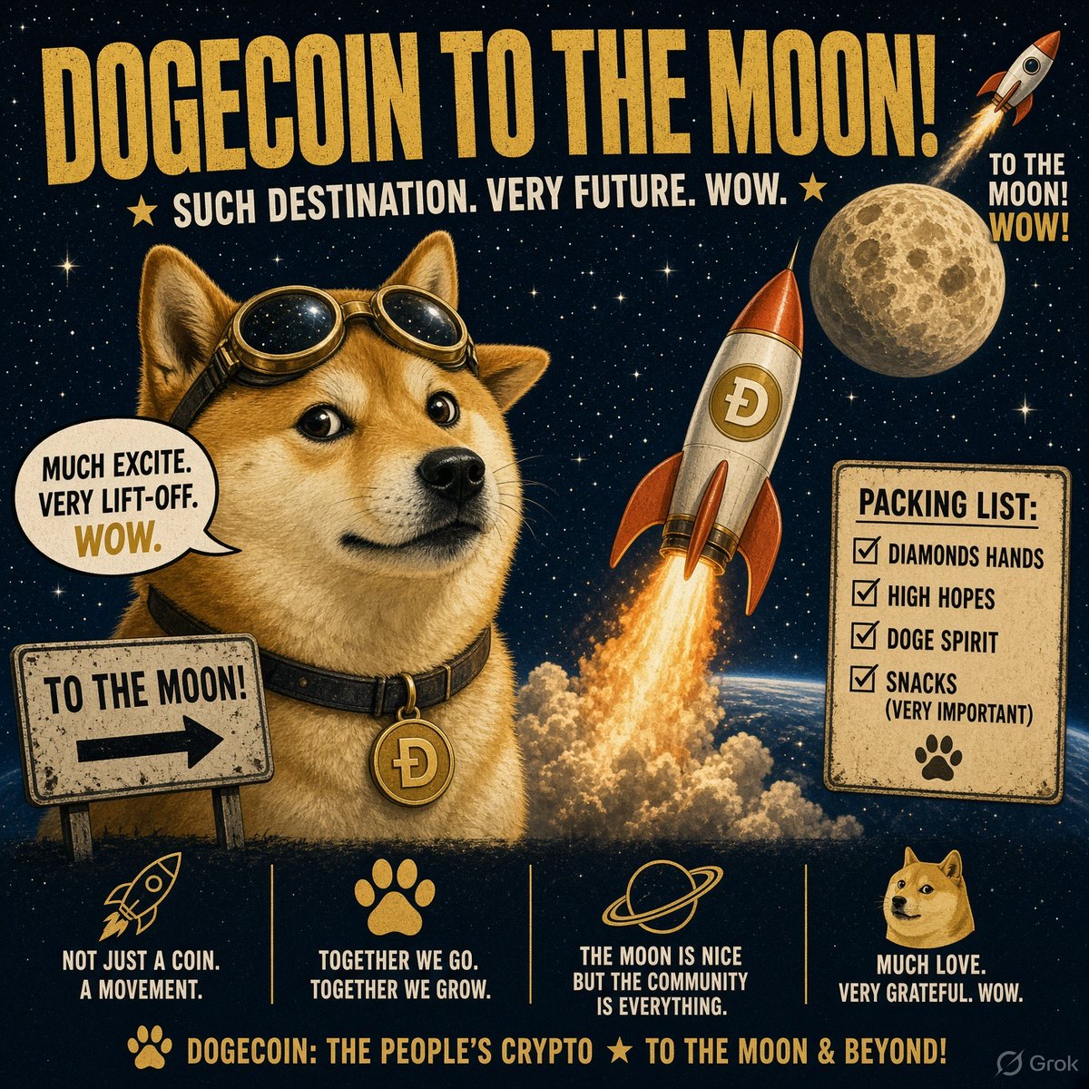 LukaDoge's tweet photo. To the moon!🐕🚀
$DOGE https://t.co/W262NA2nRL