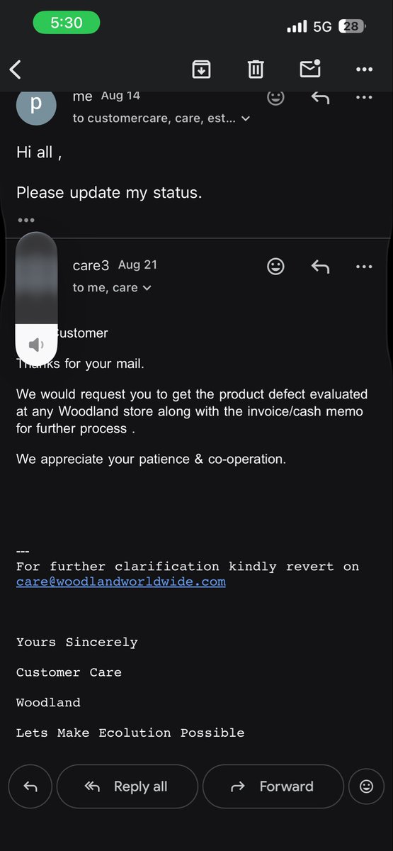 sp20131's tweet photo. @WoodlandWorld @WoodlandCEO @WoodlandIndia Extremely disappointing experience.
I purchased a Woodland trekking shoe, but it developed a serious defect after just a few uses. I submitted the shoes at the Woodland store for repair, but the issue is still NOT resolved

#Woodland https://t.co/fKzc02chou