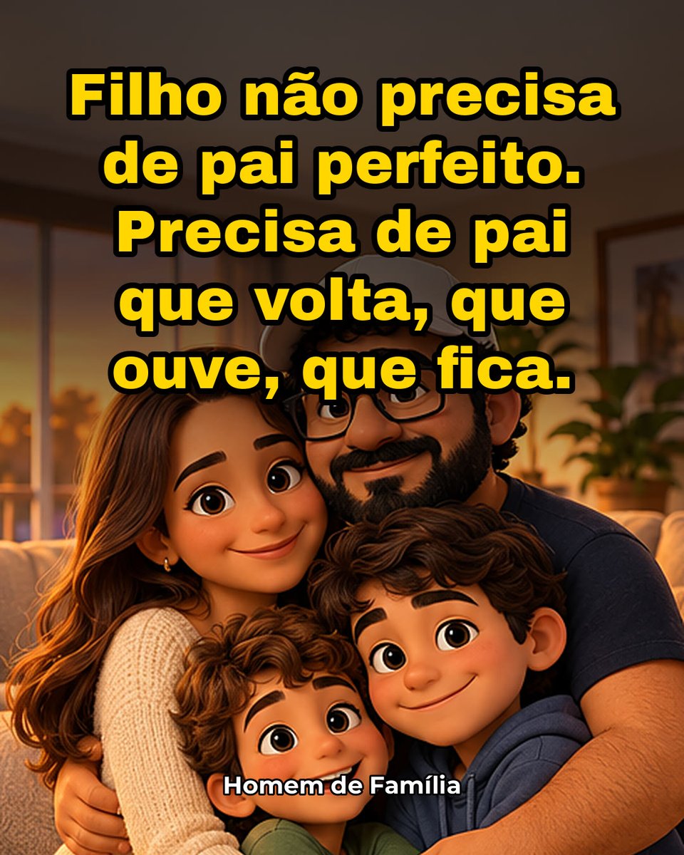 H_deFamilia's tweet photo. Presença de pai: 5 frases que eu vivo em casa.

Não é o grande gesto. É olhar, ouvir e ficar.

Qual é a sua?

#HomemDeFamilia #PaiPresente https://t.co/BiqlvIbmxa