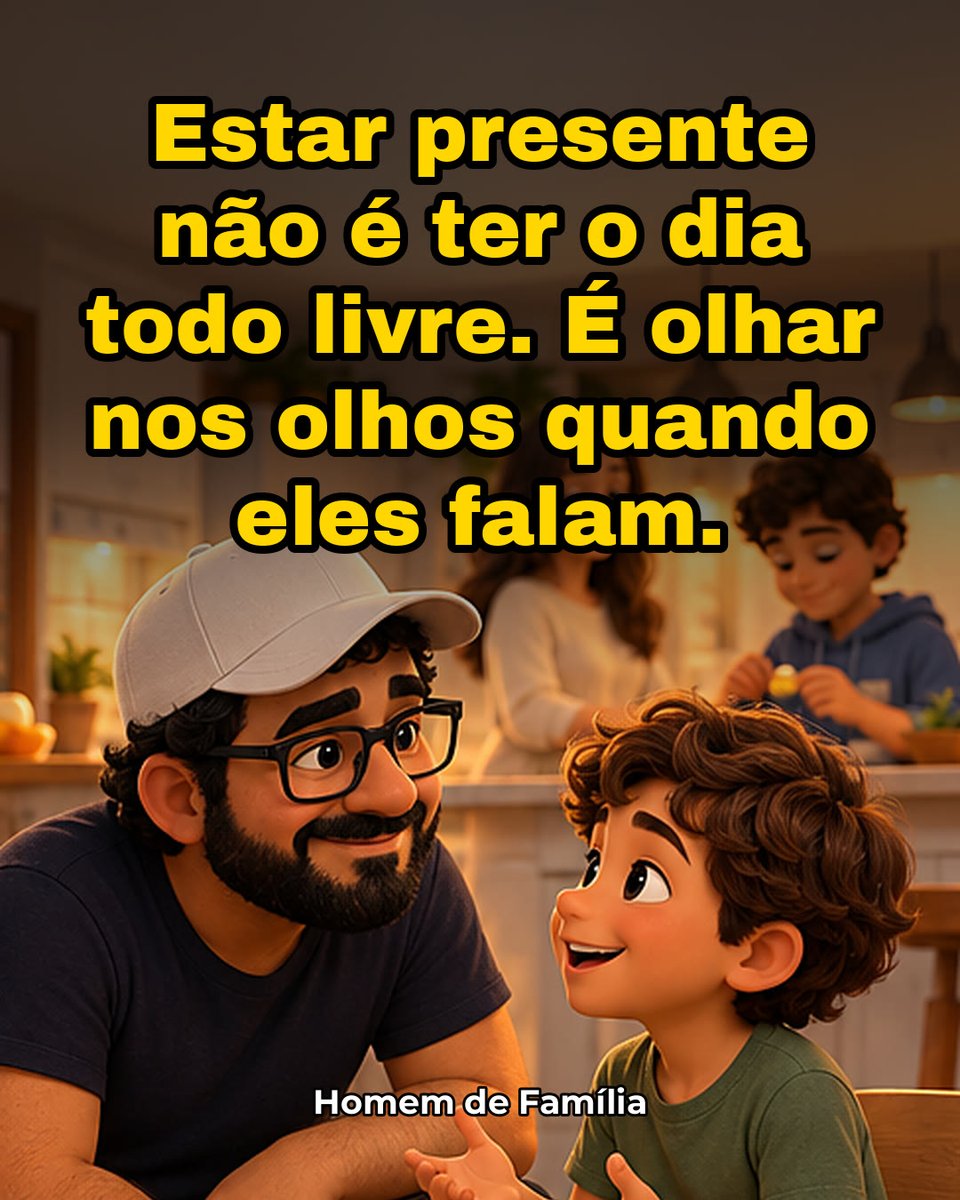 H_deFamilia's tweet photo. Presença de pai: 5 frases que eu vivo em casa.

Não é o grande gesto. É olhar, ouvir e ficar.

Qual é a sua?

#HomemDeFamilia #PaiPresente https://t.co/BiqlvIbmxa