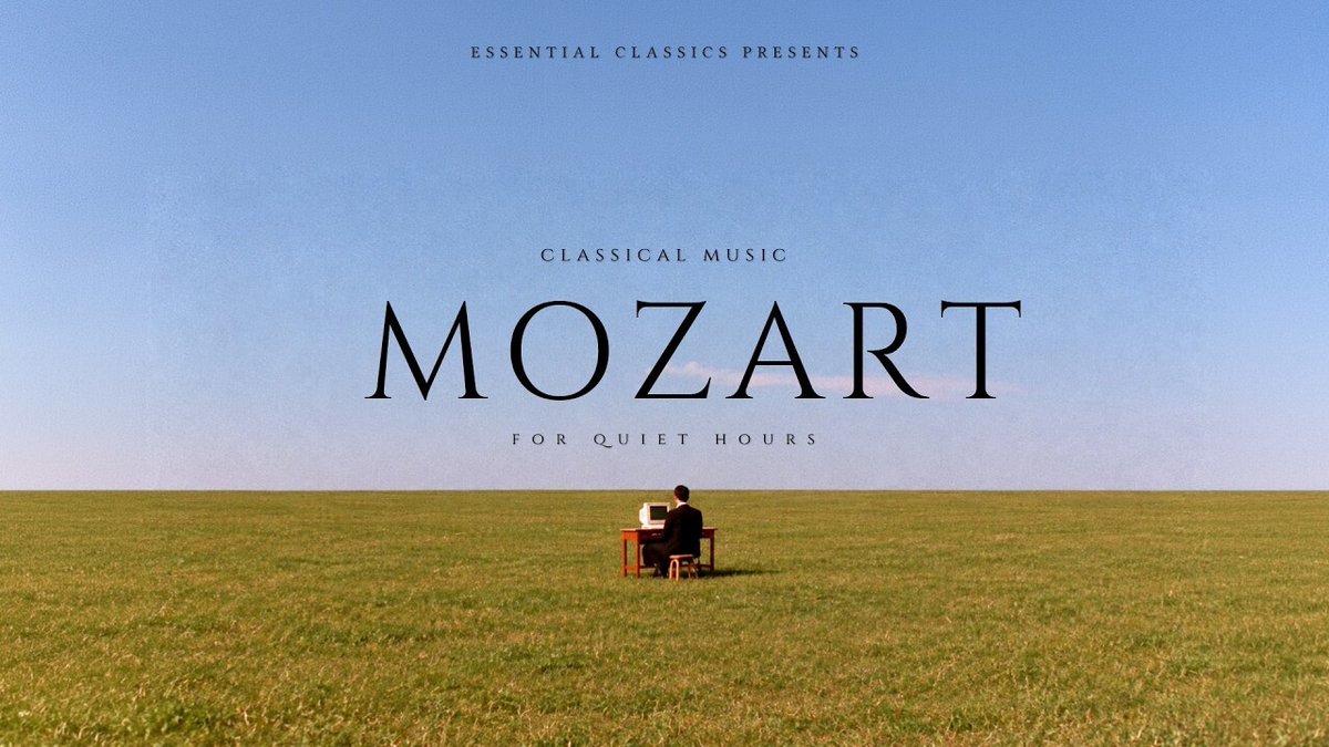 CENTRO_MENADEL's tweet photo. "Mozart for Studying & Concentration | Focus Classical Music" por Essential Classics https://t.co/gw5h0aWHGl #Menadel #PsicoTradicional
There's a reason Mozart has been the quiet companion of students, thinkers, and dreamers for generations. His music has a rare ability to sh… https://t.co/f39Z3poNd0