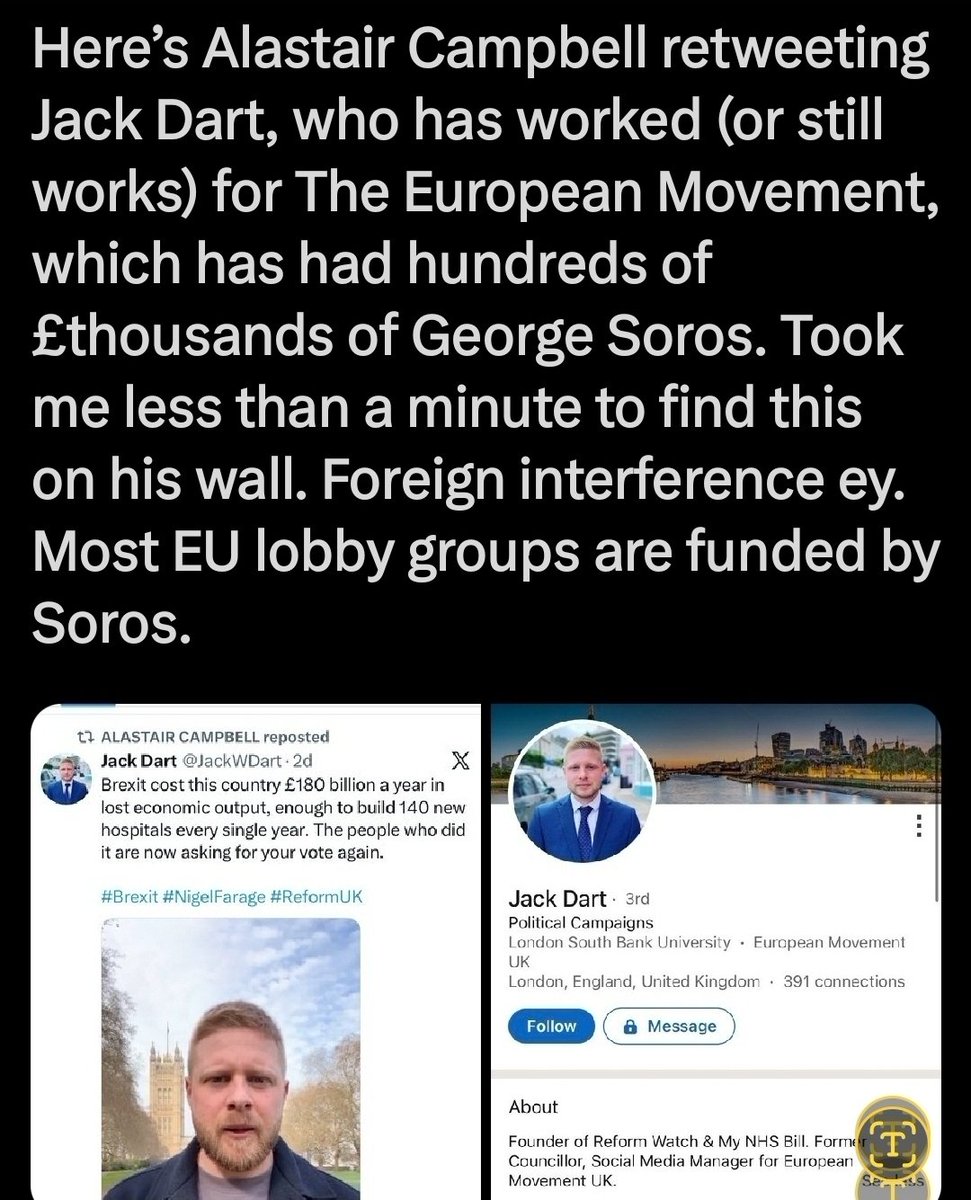 5PillocksUK's tweet photo. @JackWDart Paid soros stooge https://t.co/lz9NbAt5A5