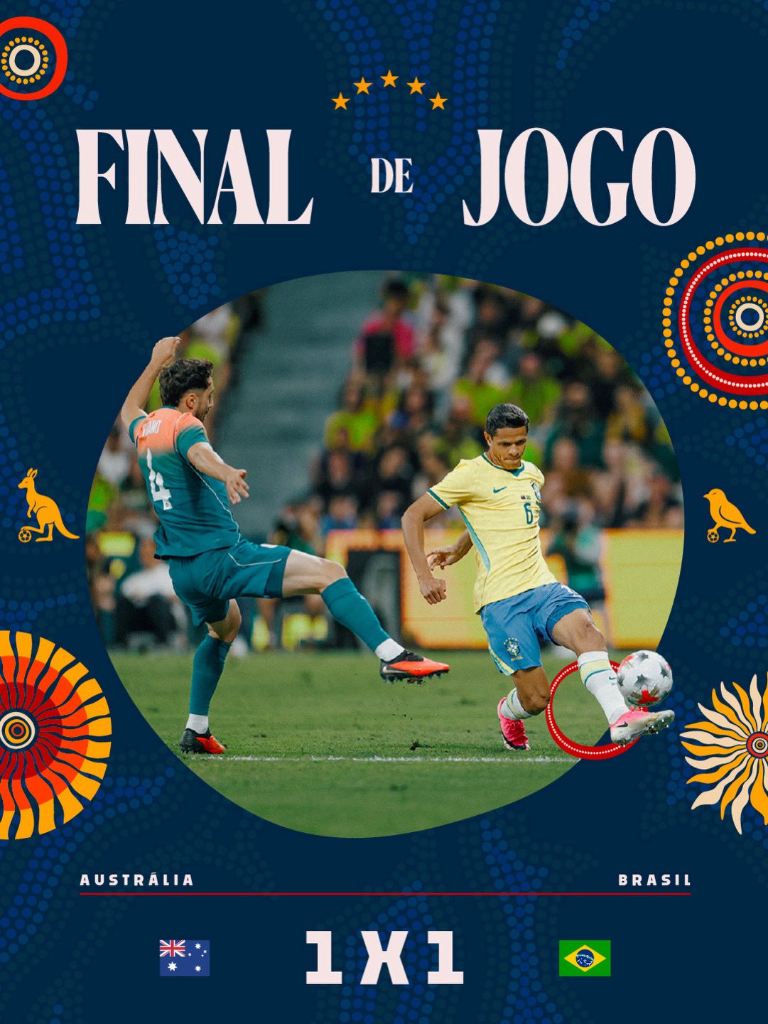 🇦🇺 Australia 1-1 Brazil 🇧🇷 | Friendly