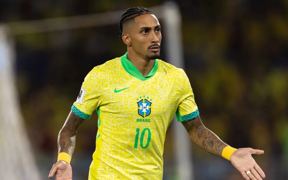 Somhiseremfcb's tweet photo. Asistencia de Raphinha en el empate de Brasil ante Australia.

Jugó los 90 minutos. https://t.co/QfiNJzL0rk