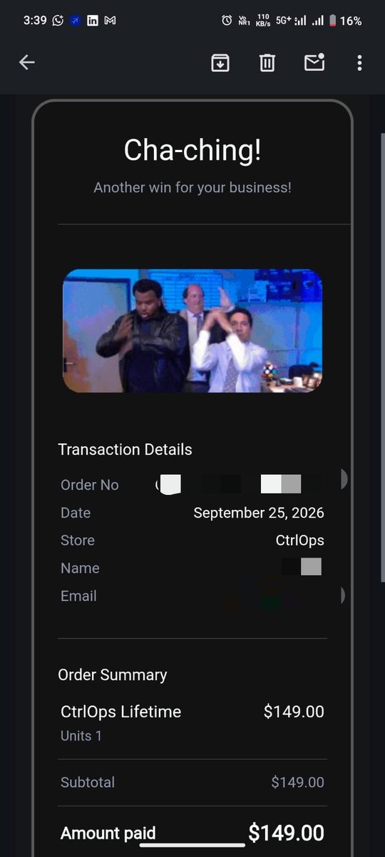 ParthMakwanaPM's tweet photo. @ctrlops_ai made one more sale! 🥳

User from Italy 🇮🇹 🫡 https://t.co/tGMN3a1hA6