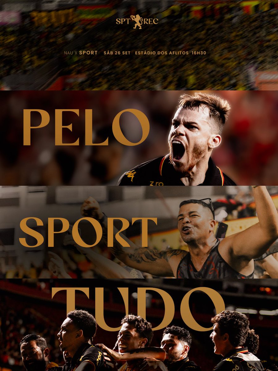 sportrecife's tweet photo. 𝐏𝐄𝐋𝐎 𝐒𝐏𝐎𝐑𝐓 𝐓𝐔𝐃𝐎! 🦁 https://t.co/W7jJ9Qf1aD