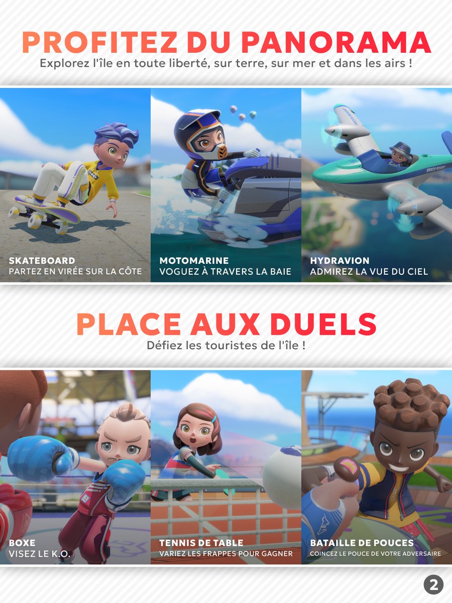 NintendoFrance's tweet photo. Découvrez ce qui vous attend à Spocco Resort avec notre brochure !

#NintendoSwitchSportsResort https://t.co/tUMCaOYoNz