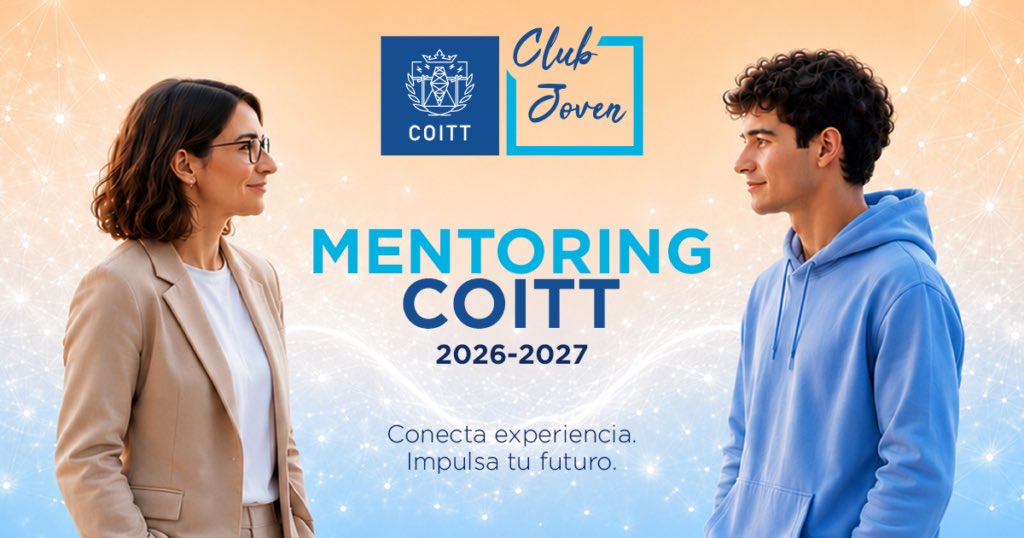 COITTCAN's tweet photo. MENTORING COITT 2026-2027 | La experiencia que guía. El talento que avanza.

@coitt_aegitt pone en marcha, a través de su Club Joven, un nuevo Programa de Mentoring para conectar a profesionales con experiencia del sector de las telecomunicaciones con las nuevas generaciones. https://t.co/pfKZHNAMxG