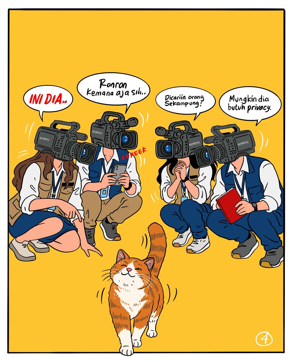 KompasTV's tweet photo. Kadang-kadang kita nggak tau apa yang kita miliki sampai saatnya hilang.
Waktu ada kita biarkan, waktu hilang kita cari-cari 😅
Apa pengalamanmu saat kehilangan?
#PejuangKamera #KompasTV #IndependenTerpercaya #Komik #KomikKompasTV https://t.co/Fuu9yNHgar