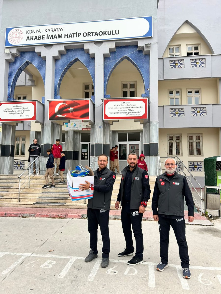 imhsarkonya's tweet photo. İçişleri Bakanlığı @icisleriSTi Genel Müdürlüğü tarafından desteklenen “Afet Bilinci Sıralamada Birinci 3” projemiz kapsamında afet bilinci eğitimlerimize devam ediyoruz. 

Hüseyin Sevim Köroğlu İlköğretim Okulu ve Akabe İmam Hatip Ortaokulu öğrencileriyle bir araya geldik. https://t.co/bt5iHBtnQ4