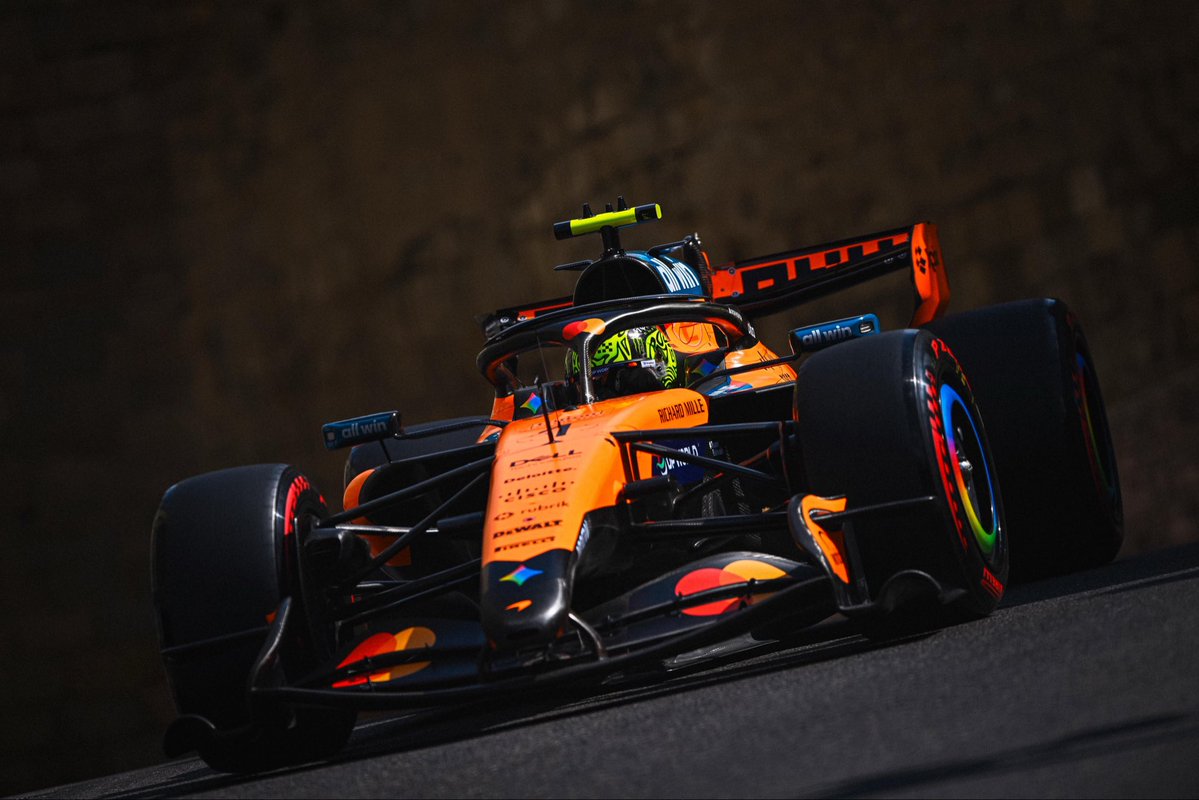 McLarenF1's tweet photo. LN1 ✨

#McLarenF1 | #AzerbaijanGP🇦🇿 https://t.co/DhJp6htO9u
