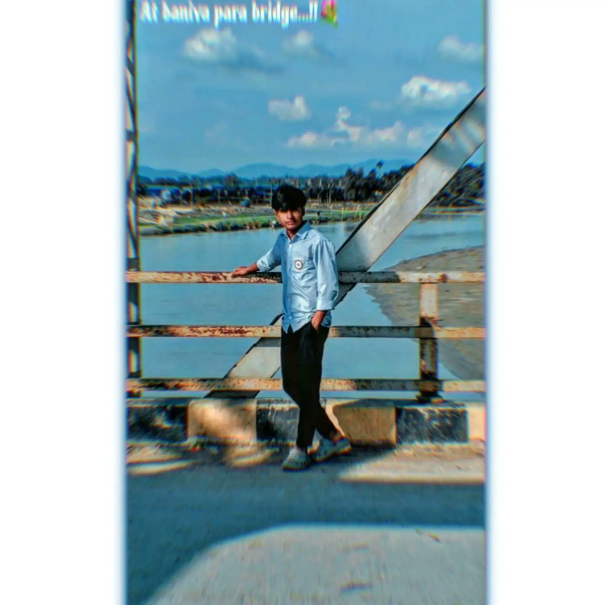 PriscilaEhgn's tweet photo. At Baniya Para Bridge—where the view feels even more beautiful. https://t.co/D7Wu1aL0yM