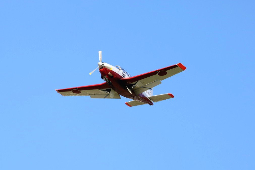 c_2_my's tweet photo. #静浜基地
#T7 
飛行機の��腹って可愛いな https://t.co/tZ4qi9ppQl