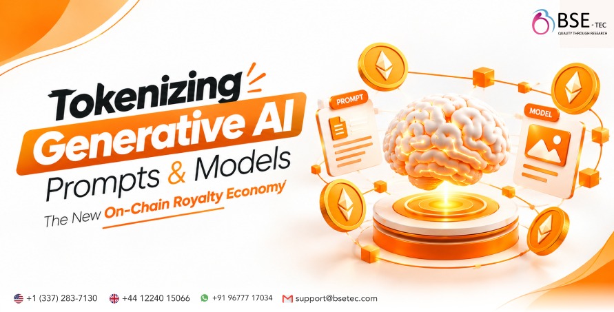 BSEtech's tweet photo. Turn AI intelligence into a programmable revenue asset. https://t.co/1IgMStHfts #GenerativeAI #AITokenization #AIModels #AIPrompts #AIIP #AIIntellectualProperty #OnChainRoyalties #SmartContractRoyalties #AIBlockchain #BlockchainDevelopment  #SmartContracts #CreatorEconomy #BSEtec https://t.co/T8i0FDhrok
