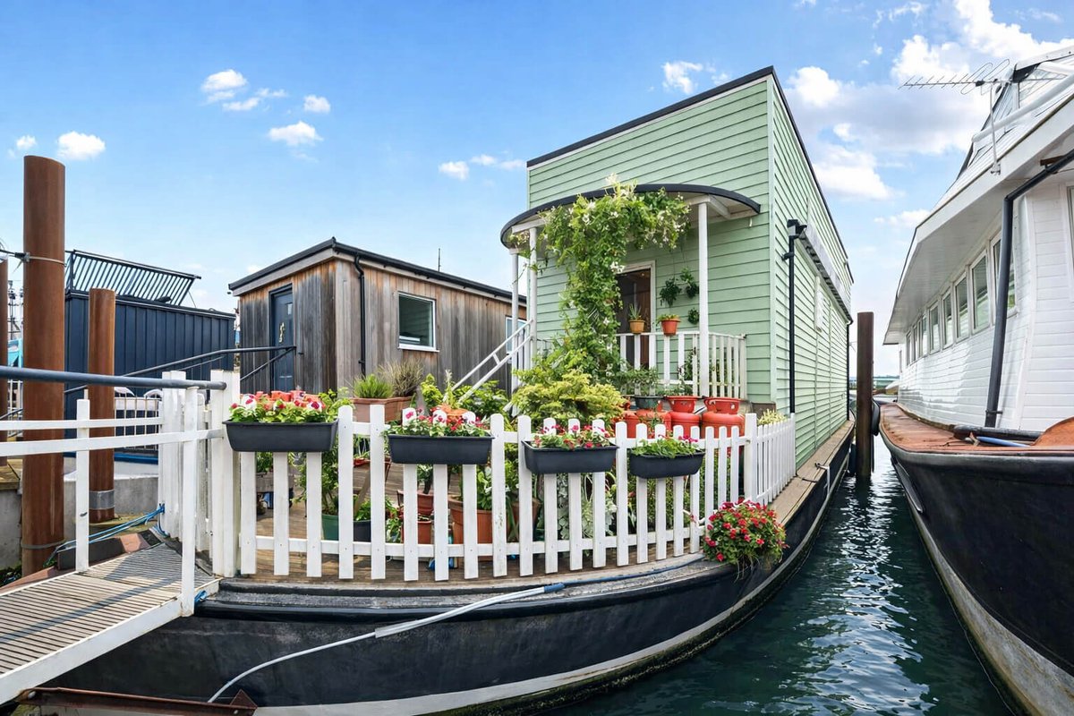 PHouseboats's tweet photo. For Sale -Krysta is a beautifully converted floating home with 4 cabins, roof terrace & secure residential mooring. Spacious, flexible living with great links to London.
https://t.co/RojAa11F3y
#HouseboatForSale #FloatingHome #RiverMedway #KentHomes #PremierHouseboats #Static https://t.co/XqclZkmcX1