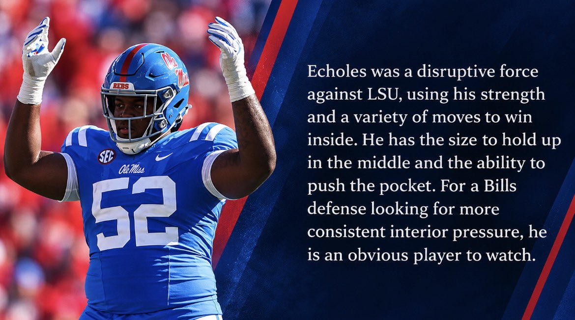 TheBillsGuys's tweet photo. A look at the biggest Wk3 RISERS in college football who could be on the Buffalo Bills Radar. 

Please consider subscribing to my Substack, it is and always will be free of charge 🙏 

Article: https://t.co/U1nZ2jUawb
- - - - - https://t.co/Jc2Wa54iat