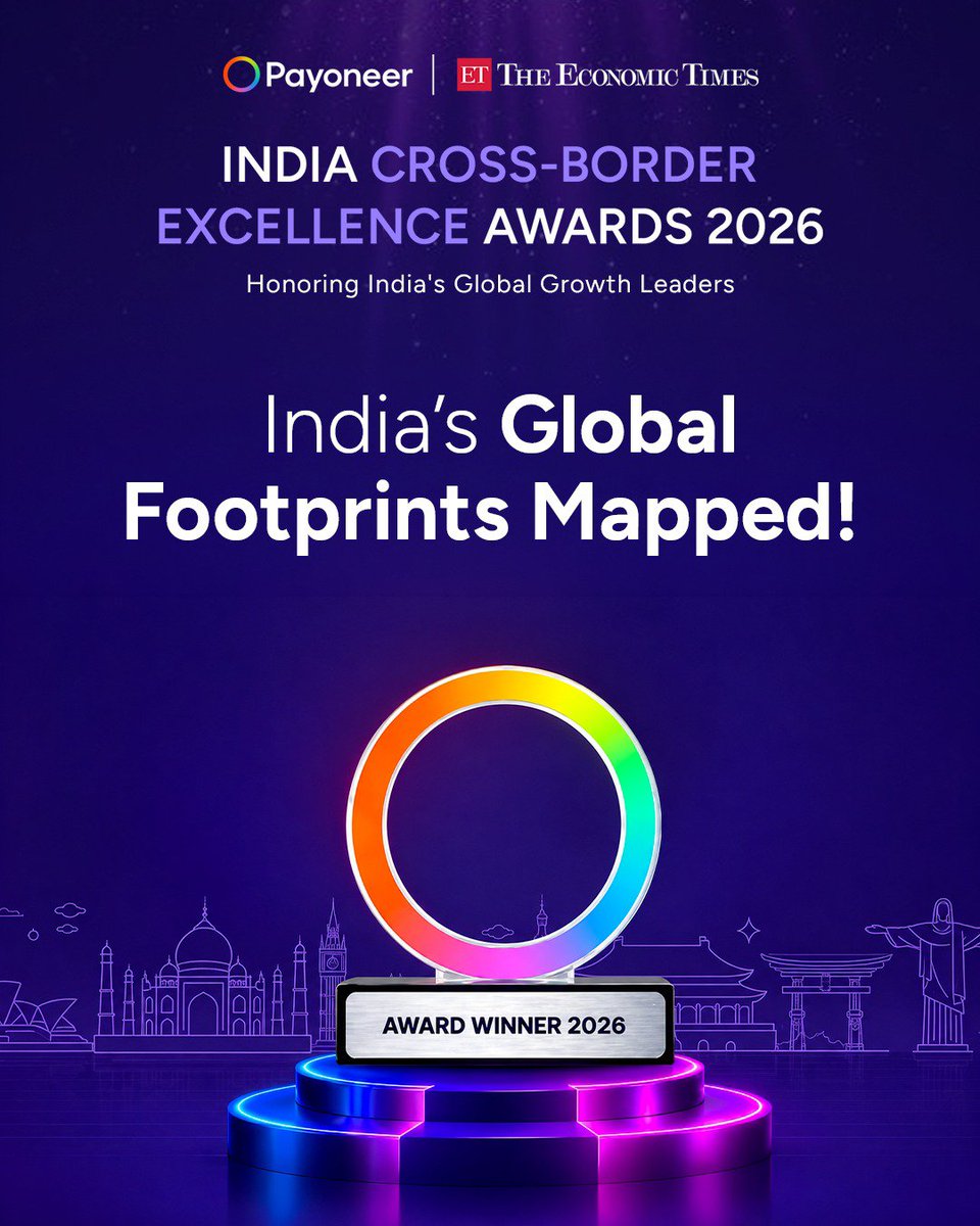 aakas27366's tweet photo. A global customer base can transform a business.
New markets bring fresh opportunities.
Entrepreneurs are embracing that potential.
#PayoneerCrossBorderAwards. https://t.co/JopuGXrD9C