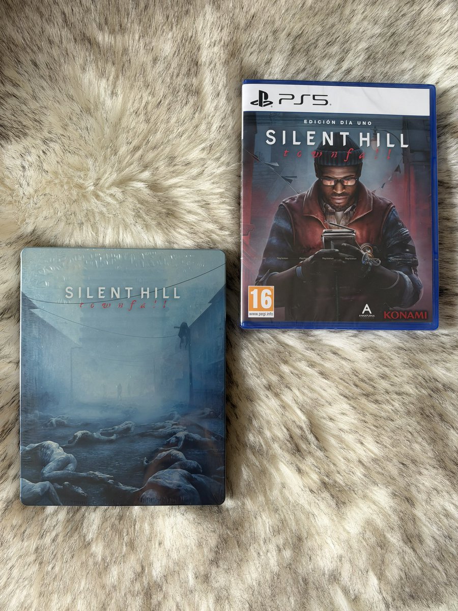 millennialg1992's tweet photo. ¡Recogido ya Silent Hill: Townfall con su steelbook en @VideojuegosGAME ! 🌫️📻

Con esta ya son tres las steelbooks de la saga en PS5. Una auténtica maravilla para la colección física.

Toca apagar las luces y pasar miedo 🔦👀

#SilentHill #PS5 #Steelbook #Coleccionismo #Gaming https://t.co/ol3htOXrzq