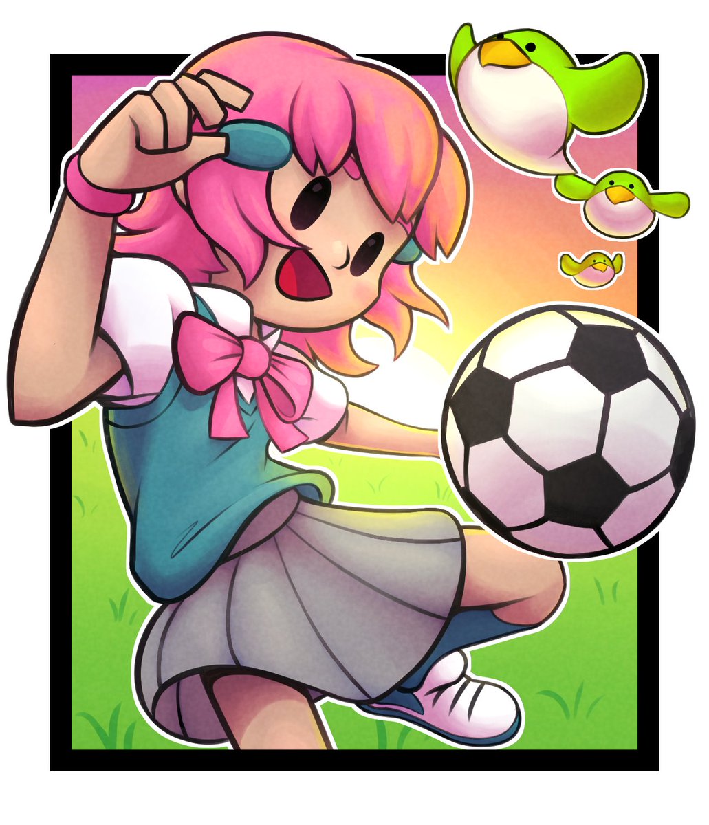 ZernoCore's tweet photo. I drew Soccer Dreams for this collab !! #rhythmheaven https://t.co/QZuQwzRgev