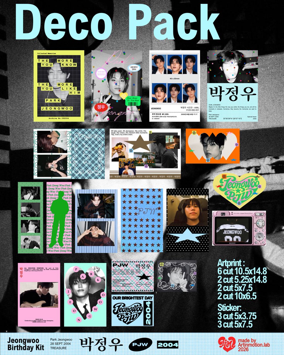 artinmotion_lab's tweet photo. 🎂 DEAR #JEONGWOO - BIRTHDAY KIT 🐺💙

Dear, Jeongwoo A little love, just for you 💌

PRE-ORDER IS NOW OPEN!
🗓️ end 01.10.2026
🔗 https://t.co/rSIHSqpddH

PJW 28.09
#박정우 #PARKJEONGWOO #TREASURE #teume https://t.co/WW1E1w720s