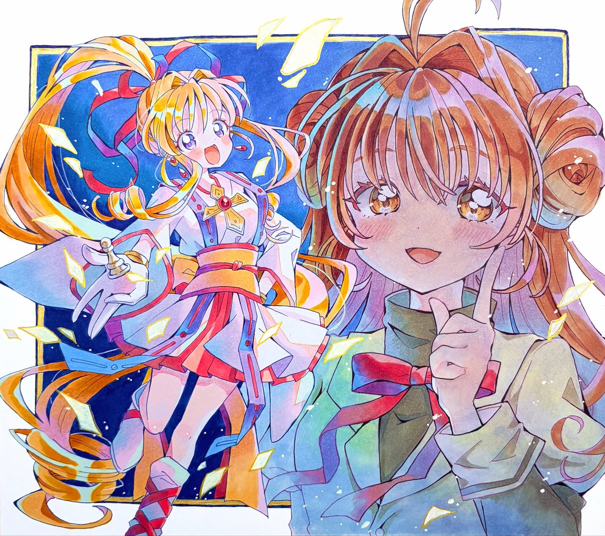 lilylily0601_'s tweet photo. お友達に捧げたイラスト！！！
楽しかったー！！！！💞💞 https://t.co/O4w9P9v4vO