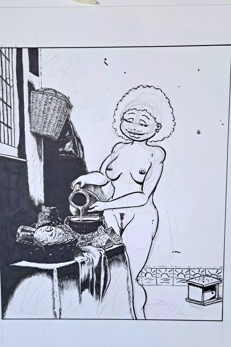 nijssen1804's tweet photo. Halfway done with this drawing.
#nudists #nudism #naturists #naturism #vermeer #milkmaid #melkmeisje #art #tribute https://t.co/W6a9Ida3sZ