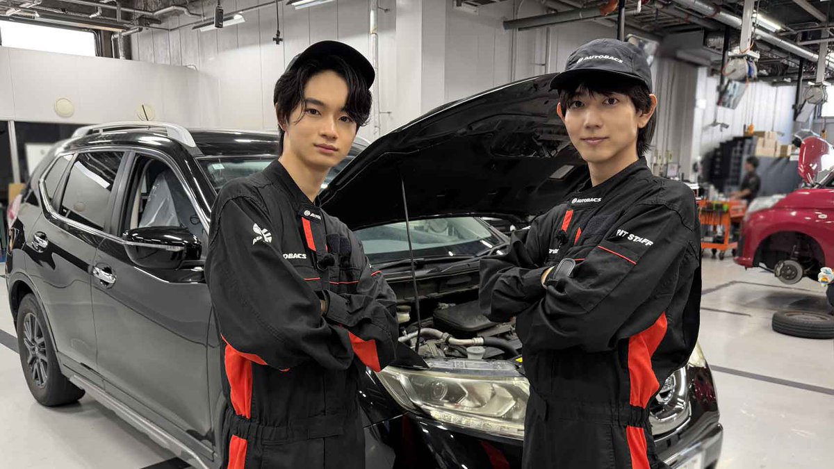 bstbs_drama23's tweet photo. ︎︎ ︎︎／
👺#天狗の台所 Season3 お知らせ
 ︎︎＼

9月27日日曜よる6時～
BS-TBS 
#御社でインターン よろしいでしょうか？に
基役 #駒木根葵汰 さん
オン役 #越山敬達 さんが出演！

オートバックスでインターン🚗³₃

ぜひご覧ください😊 https://t.co/9mVFkE3Ex2