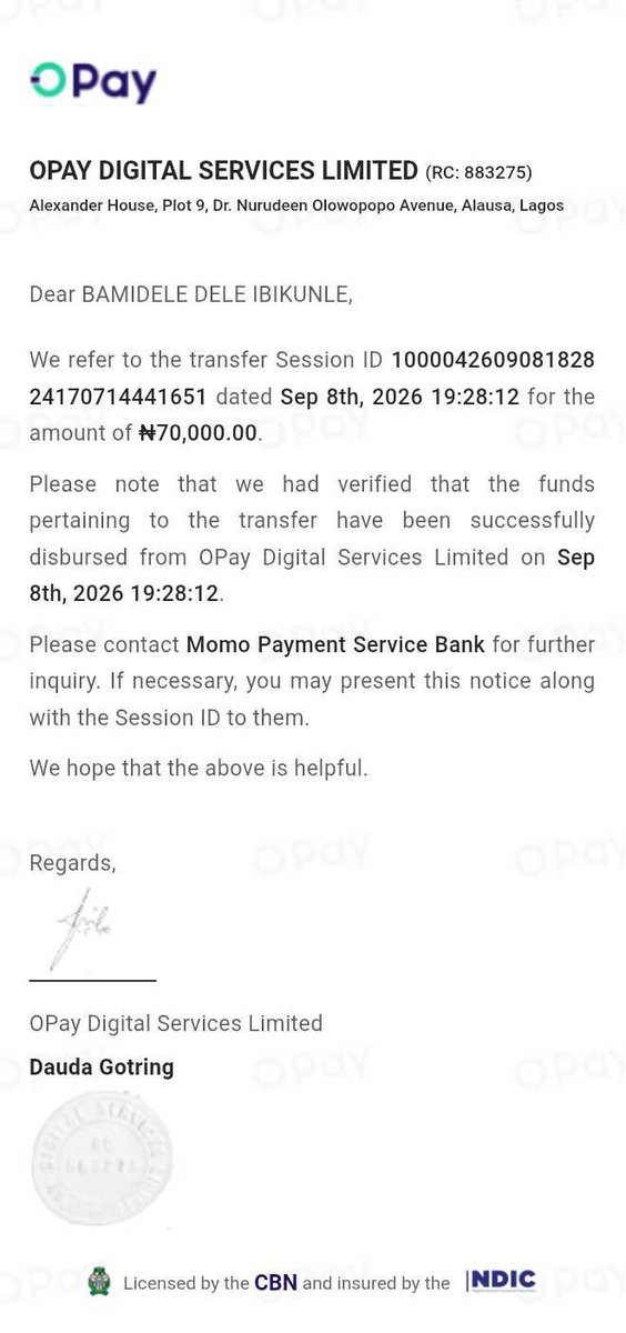 OLABAMIDEX's tweet photo. Momopsd refund me my money https://t.co/ntFBq18YtQ