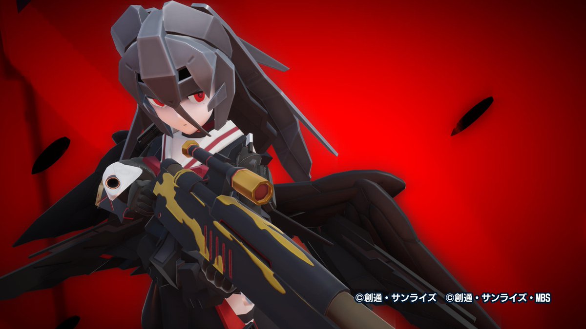 nanashi_anonimo's tweet photo. ブルアカより羽川ハスミEXスキル『アーマーピアッシング弾』の再現ジオラマです
 #ガンダムブレイカー4
#ガンブレ4 https://t.co/lH5hTpdbXm