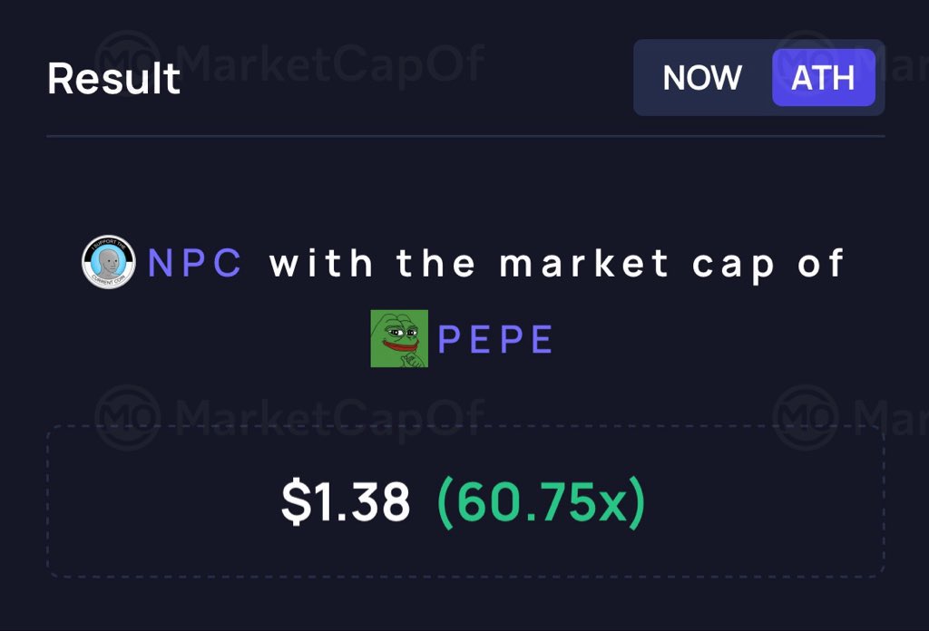 carim707's tweet photo. If you understand the scale of $NPC and how deeply the internet is built around it, these comparisons should be completely reasonable.

If anything, they’re still an understatement. https://t.co/L75M7hVipw
